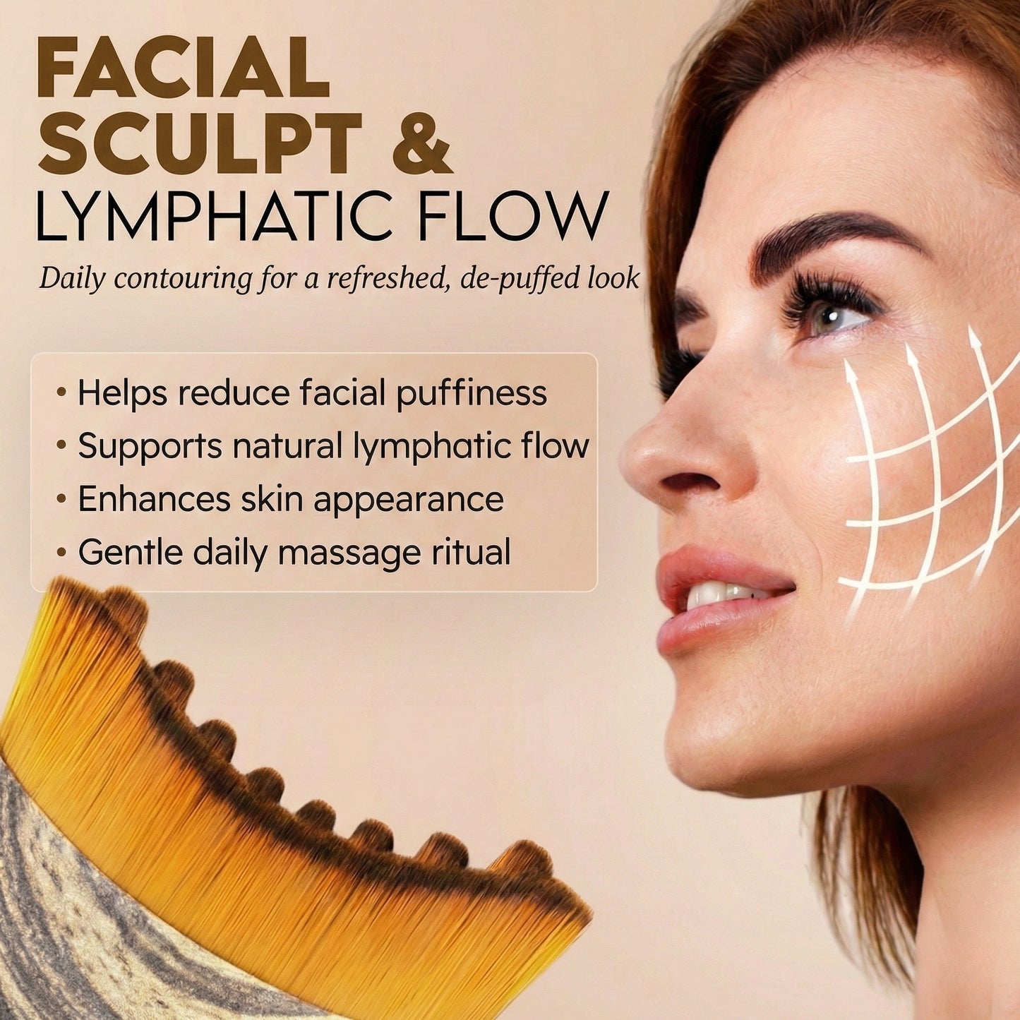 FSL™️ Lymphatic Contour Face Brush